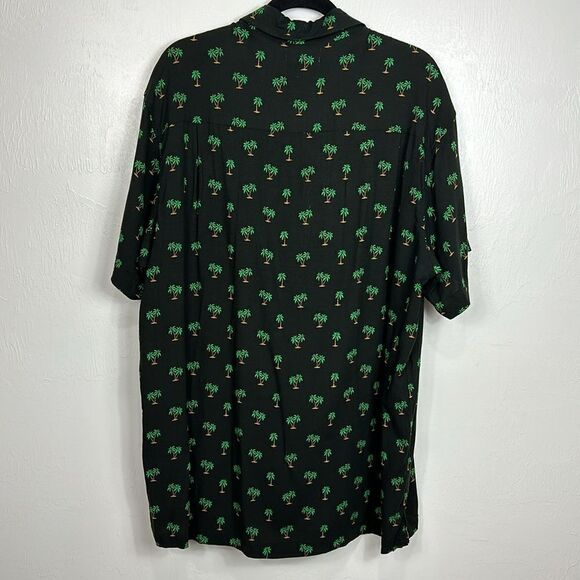 Kenny Flowers Limited Edition Palm Tree Print Short Sleeve Button Down Size XXL - Picture 4 of 9